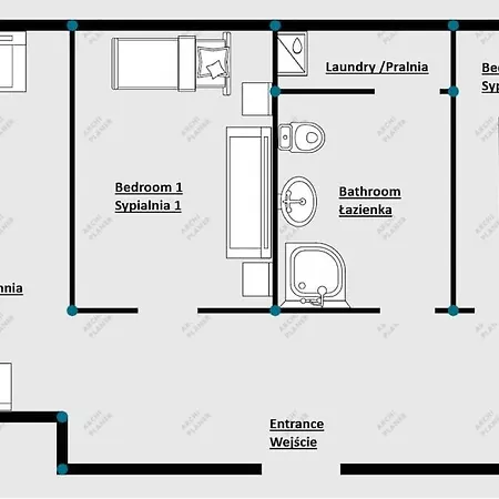 Modern 2 Bedroom Apartment/kazimierz/paulinska St. Kraków
